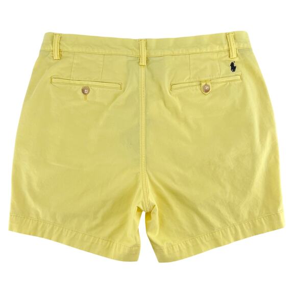 Polo Ralph Lauren yellow chino shorts 5.5” inseam Stretch Classic Fit - Picture 1 of 7